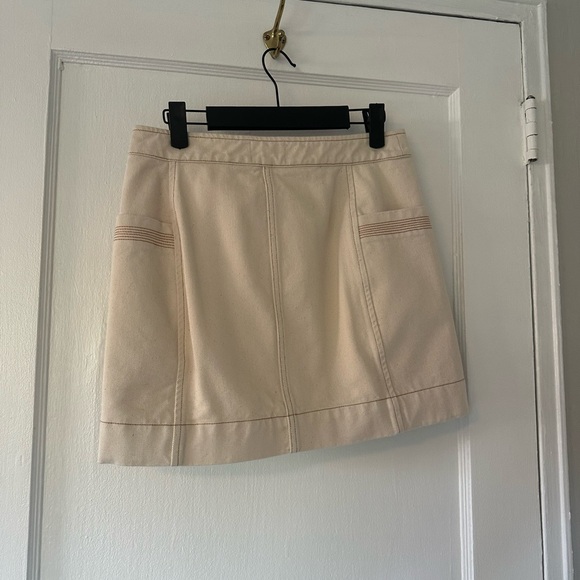 Sezane Jelena Skirt in Ecru 🤍 NWT  size 36 - Picture 4 of 6
